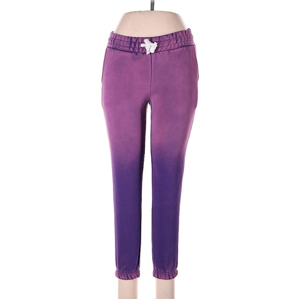 Purple Ombre Joggers with Bow Detail